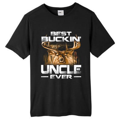 Best Buckin Uncle Ever Deer Hunting Bucking Father Gift Tall Fusion ChromaSoft Performance T-Shirt