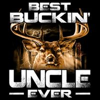 Best Buckin Uncle Ever Deer Hunting Bucking Father Gift Flatbill Hat