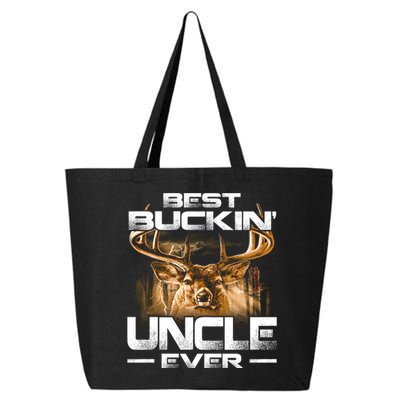 Best Buckin Uncle Ever Deer Hunting Bucking Father Gift 25L Jumbo Tote