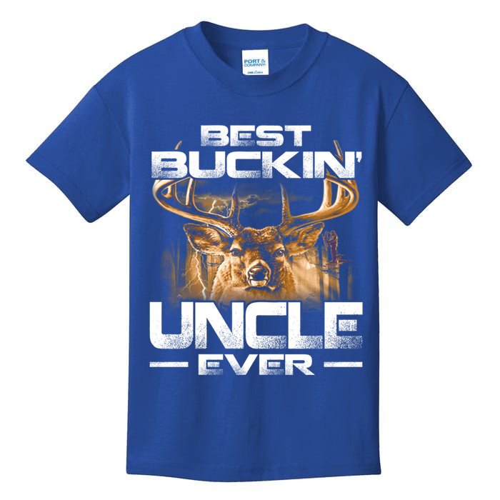 Best Buckin Uncle Ever Deer Hunting Bucking Father Gift Kids T-Shirt