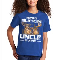 Best Buckin Uncle Ever Deer Hunting Bucking Father Gift Kids T-Shirt
