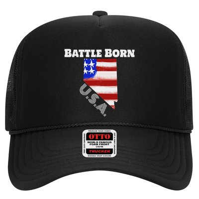 Battle Born Usa Nevada State Trucker Hat