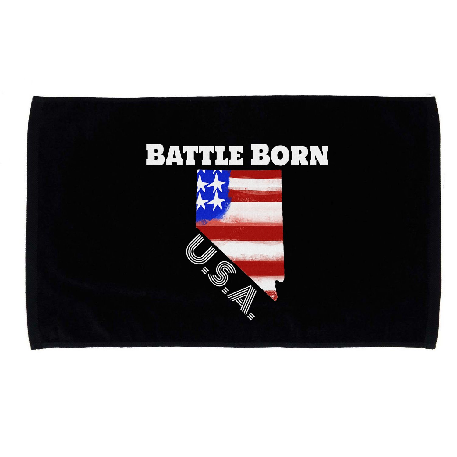 Battle Born Usa Nevada State Microfiber Hand Towel