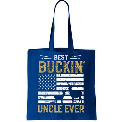 Best Buckin Uncle Ever Funny Gift Deer Hunter Cool Hunting Cute Gift Tote Bag