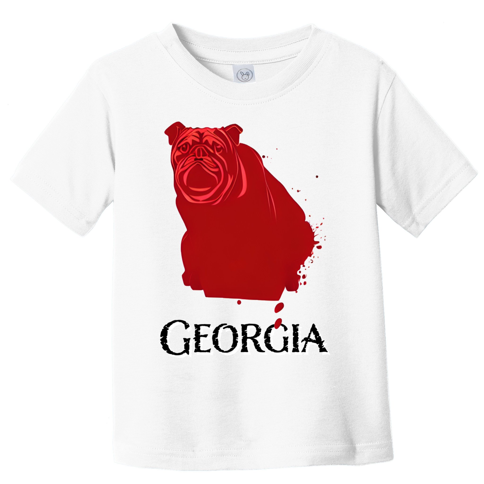 Bulldog/Georgia Toddler T-Shirt
