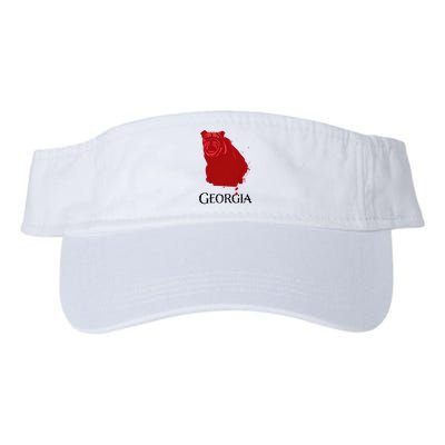 Bulldog/Georgia Visor