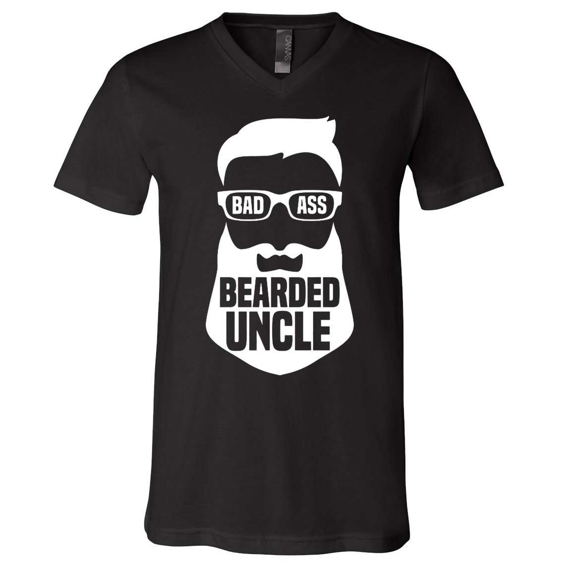 Badass Bearded Uncle V-Neck T-Shirt