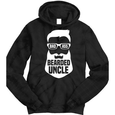 Badass Bearded Uncle Tie Dye Hoodie