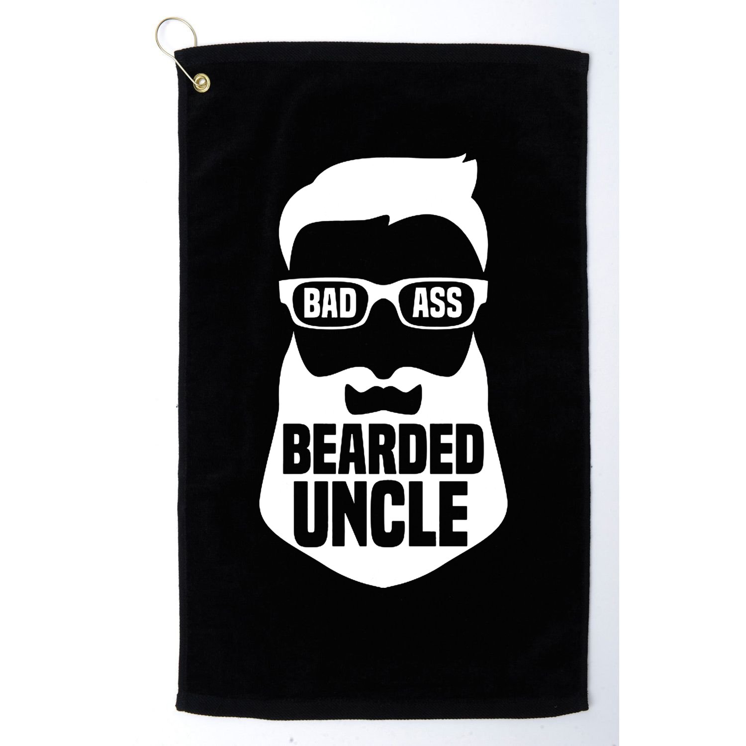 Badass Bearded Uncle Golf Towel