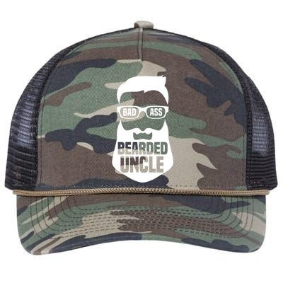 Badass Bearded Uncle Retro Rope Trucker Hat Cap