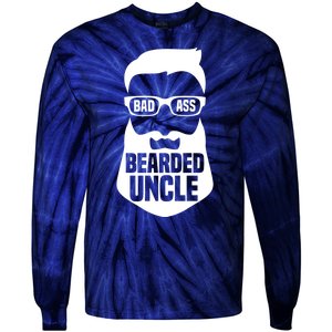 Badass Bearded Uncle Tie-Dye Long Sleeve Shirt