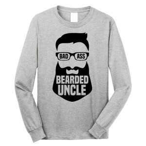 Badass Bearded Uncle Long Sleeve Shirt