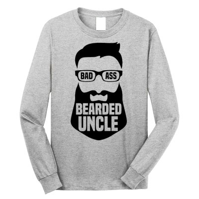 Badass Bearded Uncle Long Sleeve Shirt