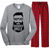 Badass Bearded Uncle Long Sleeve Pajama Set