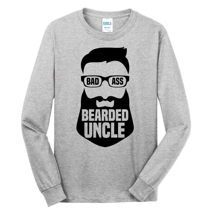 Badass Bearded Uncle Tall Long Sleeve T-Shirt