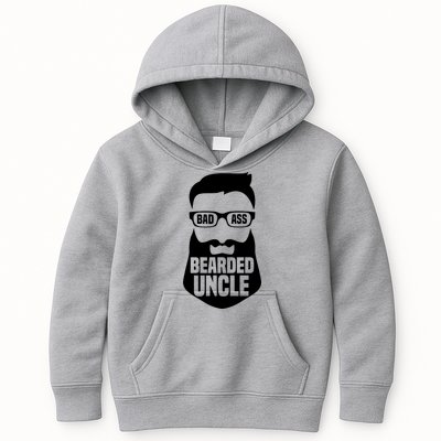 Badass Bearded Uncle Kids Hoodie