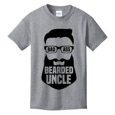 Badass Bearded Uncle Kids T-Shirt