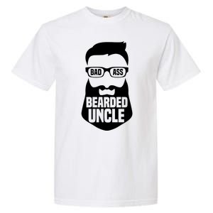 Badass Bearded Uncle Garment-Dyed Heavyweight T-Shirt