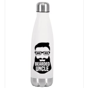 Badass Bearded Uncle Stainless Steel Insulated Water Bottle