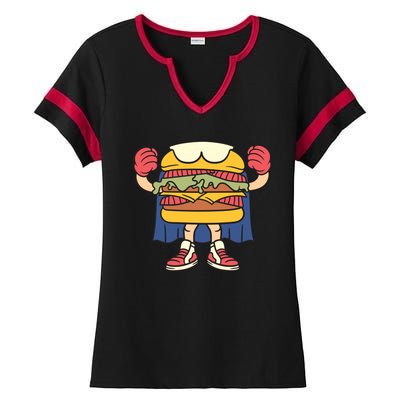 Burger Ladies Halftime Notch Neck Tee