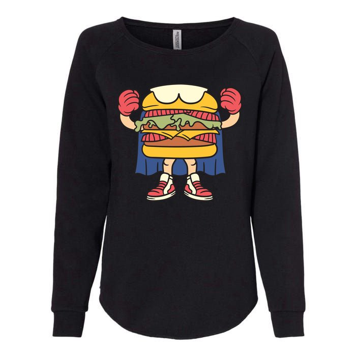 Burger Womens California Wash Sweatshirt