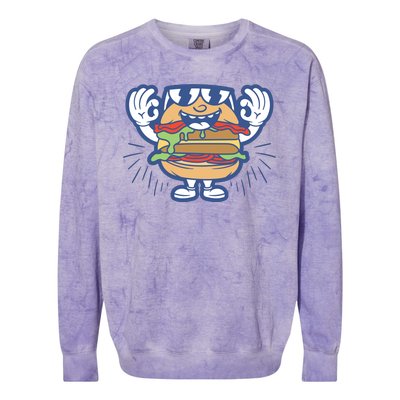 Burger Colorblast Crewneck Sweatshirt