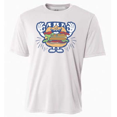 Burger Cooling Performance Crew T-Shirt