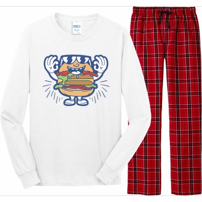 Burger Long Sleeve Pajama Set