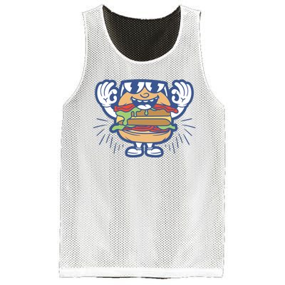 Burger Mesh Reversible Basketball Jersey Tank