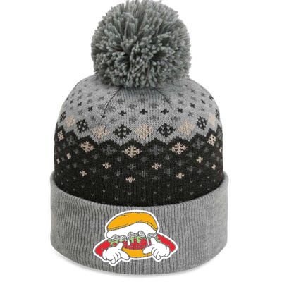 Burger The Baniff Cuffed Pom Beanie