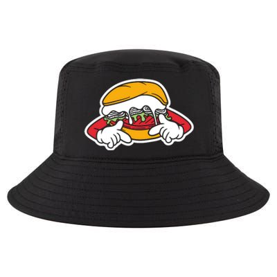 Burger Cool Comfort Performance Bucket Hat