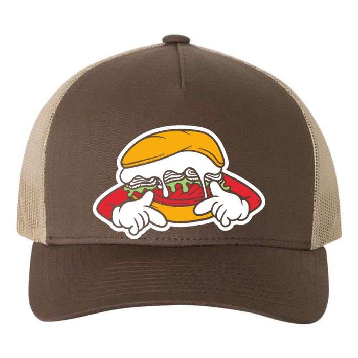 Burger Yupoong Adult 5-Panel Trucker Hat