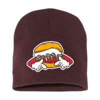 Burger Short Acrylic Beanie