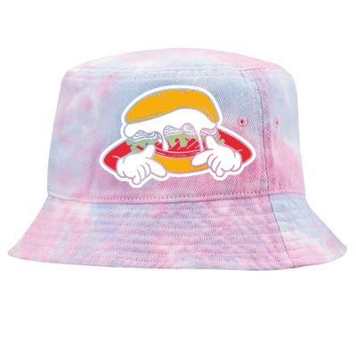 Burger Tie-Dyed Bucket Hat