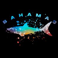 Bahamas Beach Vacation Great White Shark Art Vintage Graphic Gift Bucket Hat