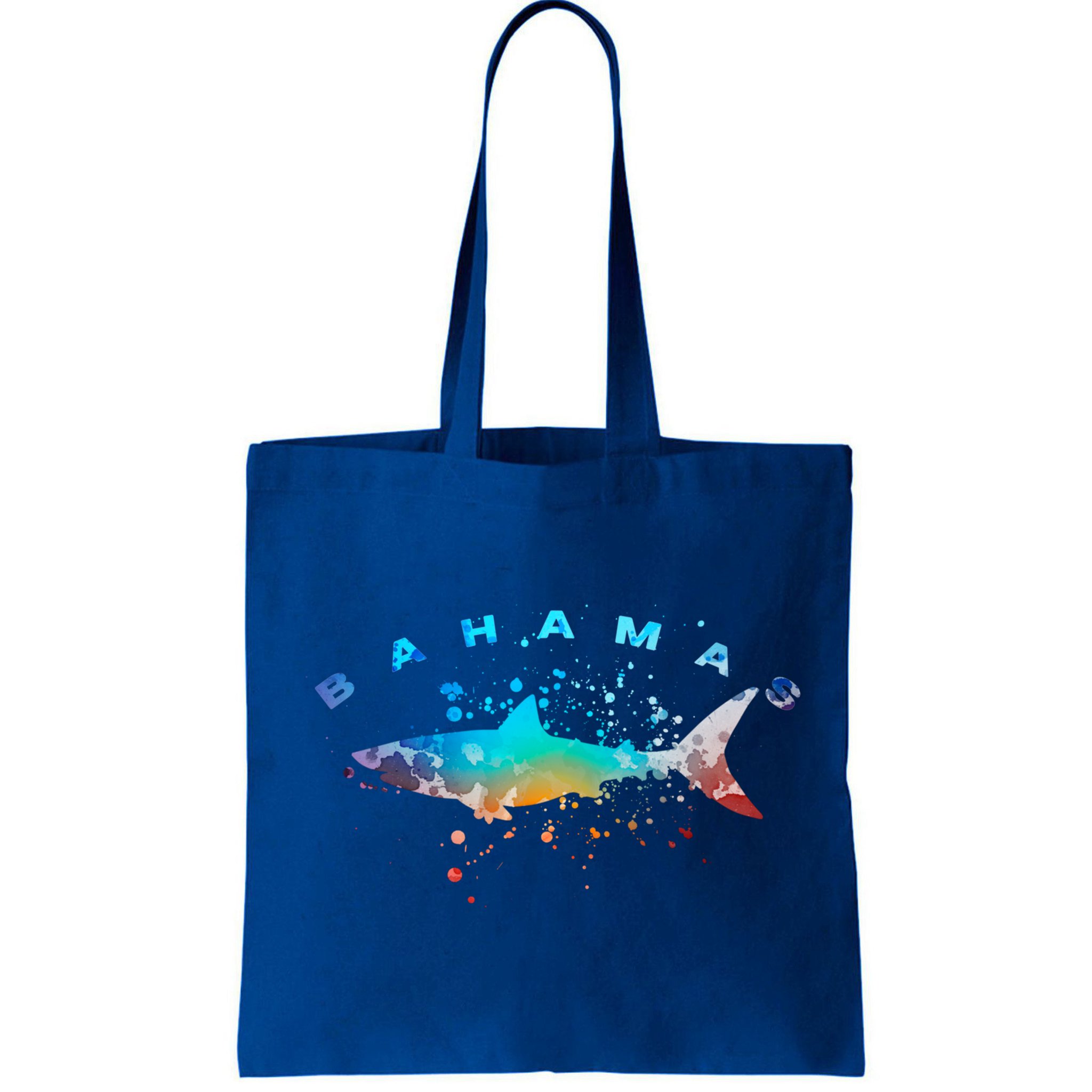 Bahamas Beach Vacation Great White Shark Art Vintage Graphic Gift Bag