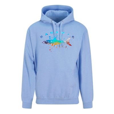 Bahamas Beach Vacation Great White Shark Art Vintage Graphic Gift Unisex Surf Hoodie