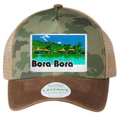 Bora Bora Vintage Legacy Tie Dye Trucker Hat