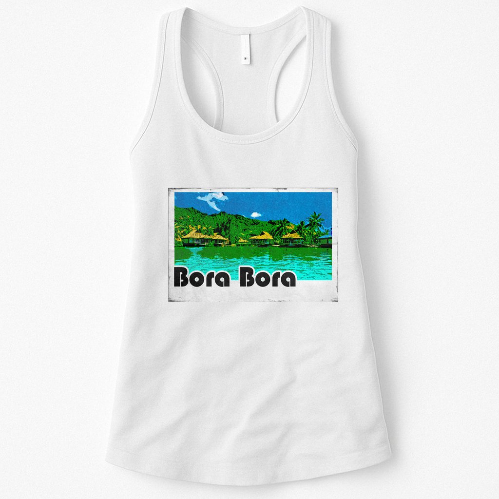 Bora Bora Vintage Womens Tank Top