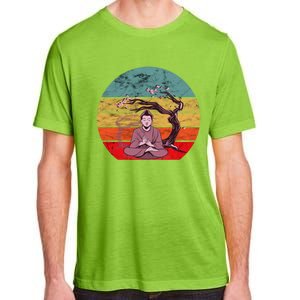 Buddha Buddhist Vajrayana Diwali Shavasana Tra Sunset Cute Gift Adult ChromaSoft Performance T-Shirt