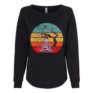 Buddha Buddhist Vajrayana Diwali Shavasana Tra Sunset Cute Gift Womens California Wash Sweatshirt