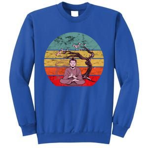 Buddha Buddhist Vajrayana Diwali Shavasana Tra Sunset Cute Gift Sweatshirt