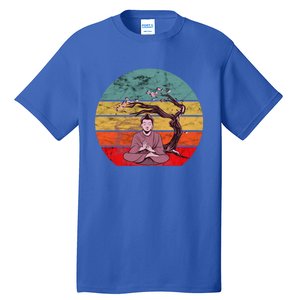 Buddha Buddhist Vajrayana Diwali Shavasana Tra Sunset Cute Gift Tall T-Shirt