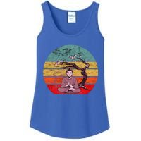 Buddha Buddhist Vajrayana Diwali Shavasana Tra Sunset Cute Gift Ladies Essential Tank