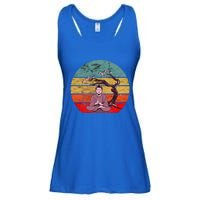 Buddha Buddhist Vajrayana Diwali Shavasana Tra Sunset Cute Gift Ladies Essential Flowy Tank