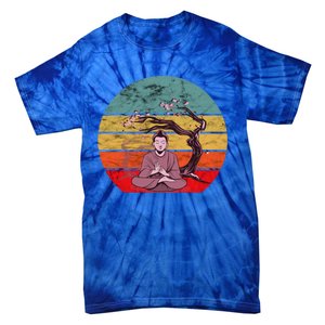 Buddha Buddhist Vajrayana Diwali Shavasana Tra Sunset Cute Gift Tie-Dye T-Shirt