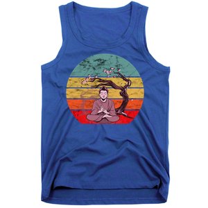 Buddha Buddhist Vajrayana Diwali Shavasana Tra Sunset Cute Gift Tank Top