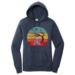 Buddha Buddhist Vajrayana Diwali Shavasana Tra Sunset Cute Gift Women's Pullover Hoodie