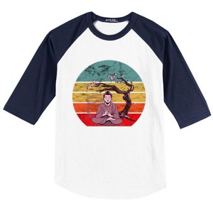 Buddha Buddhist Vajrayana Diwali Shavasana Tra Sunset Cute Gift Baseball Sleeve Shirt