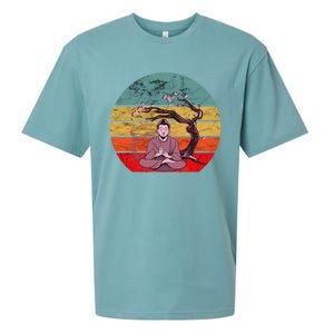 Buddha Buddhist Vajrayana Diwali Shavasana Tra Sunset Cute Gift Sueded Cloud Jersey T-Shirt